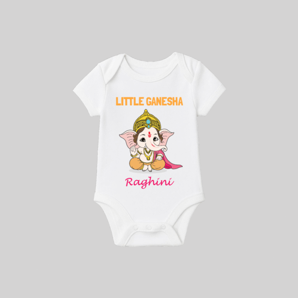 Little ganesha – Onesie/Romper | Personalized Romper / Onesie for Ganesh Chaturthi Festival