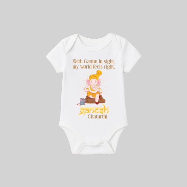 Ganesh Chaturthi – Onesie/Romper | Personalized Romper / Onesie for Ganesh Chaturthi Festival