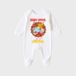 My First Ganesha – Personalized Full Sleeve Sleep Suit / Body Suit – Perfect for Ganesh Chaturthi Celebrations
