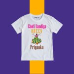 Choti Dandiya Queen Priyanka Customize Tshirt