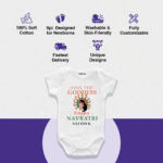 Hail the goddesss_Happy_Navratri Satish_Customize Onesie_Romper - Image 4
