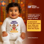 Happy Navratri Madhuri – Customize SleepSuit - Image 2