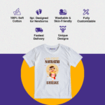 Happy Navratri Shujay Customize Tshirt - Image 4