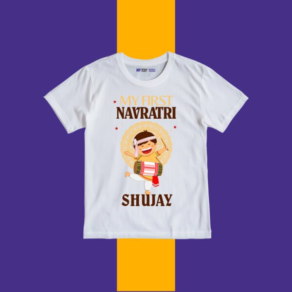 Happy Navratri Shujay Customize Tshirt