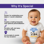 I Cant keep calm its garba night Customize Onesie_Romper - Image 3