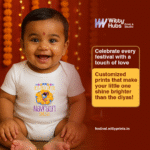Its my first navratri sneha Customize Onesie_Romper - Image 2