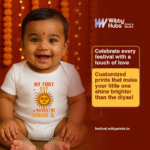 My First Day of Navratri Sanjay K Customize Onesie_Romper - Image 2