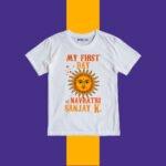 My First Day of Navratri Sanjay K Customize Tshirt