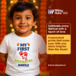 My First Navratri Ankuj Customize Tshirt - Image 2