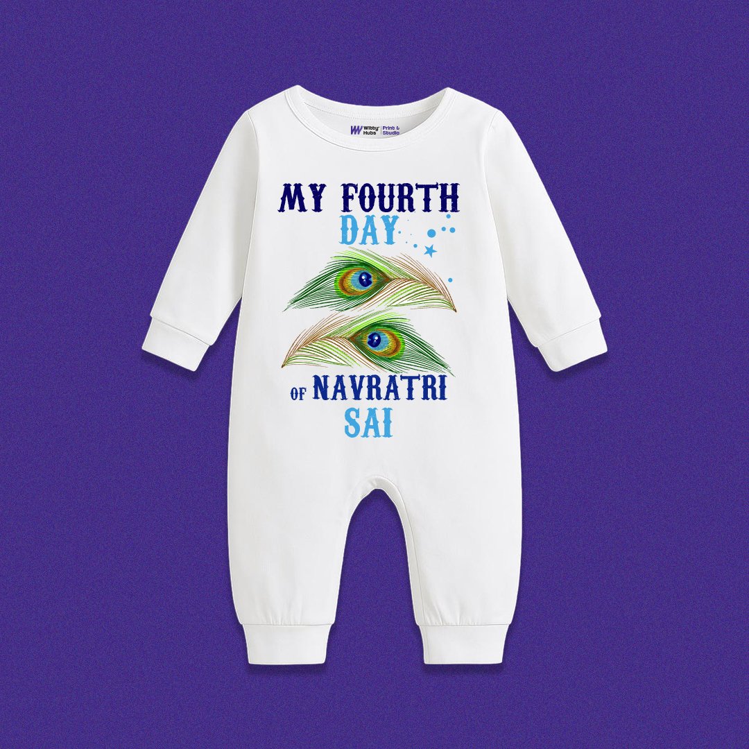 My Fourth Day of Navratri Sai Customize Sleep Suit My Fourth Day of Navratri Sai – Customize Sleep Suit - Image 1