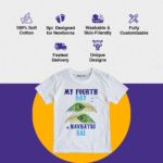 My Fourth Day of Navratri Sai Customize Tshirt - Image 4