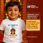 My Nineth Day of Navratri Kavya Customize Tshirt - Image 2