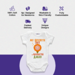 My Seventh Day of Navratri Aarav Customize Onesie_Romper - Image 4