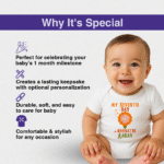 My Seventh Day of Navratri Aarav Customize Onesie_Romper - Image 3