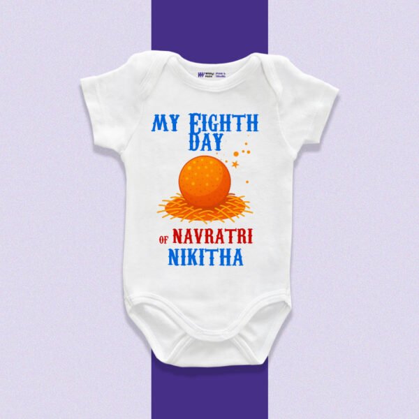 My Seventh Day of Navratri Nikitha Customize Onesie_Romper