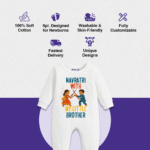 Navratri with my little brother – Customize Sleep Suit - Image 4