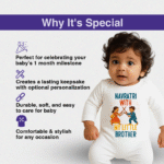 Navratri with my little brother – Customize Sleep Suit - Image 3