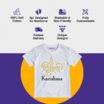 Happy Deepawali Customize karishma T-Shirt - Image 4
