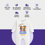 Its Our Second Diwali Customize romper - Image 4