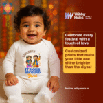 Its Our Second Diwali Customize romper - Image 2