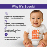 Lights Camera Diwali and Ishita Customize Onesie_Romper - Image 3
