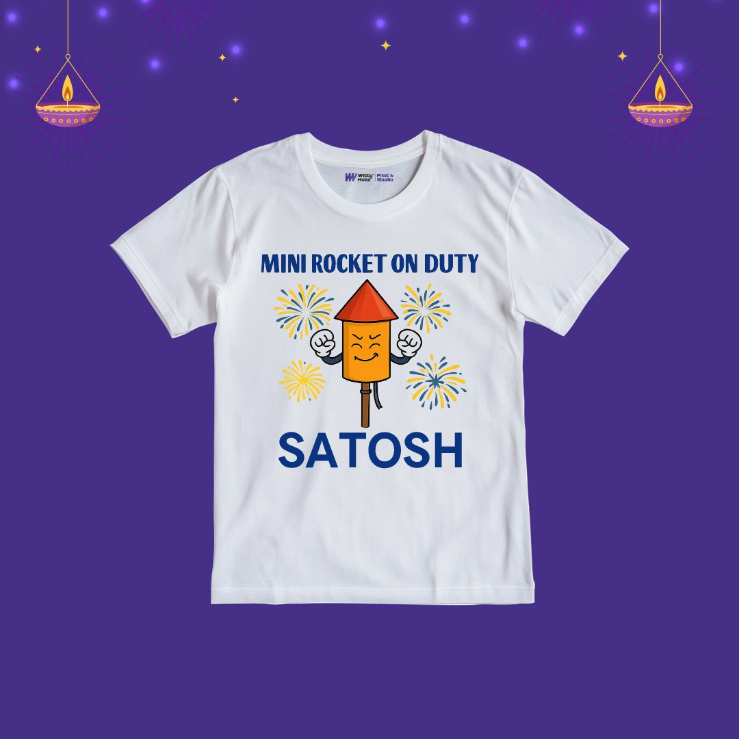 Mini Rocket On Duty Customize Tshirt Mini Rocket On Duty Satosh Customize T-Shirt - Image 1