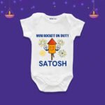 Mini Rocket on Duty satosh Customize Onesie_Romper