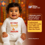 My First Diwali Arjun Customize romper - Image 2