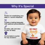 My First Diwali Arjun Customize T-Shirt - Image 3
