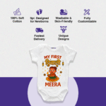 My First Diwali Meera Customize Onesie_Romper - Image 4