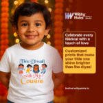 This Diwali With My Cousins Customize T-Shirt - Image 2