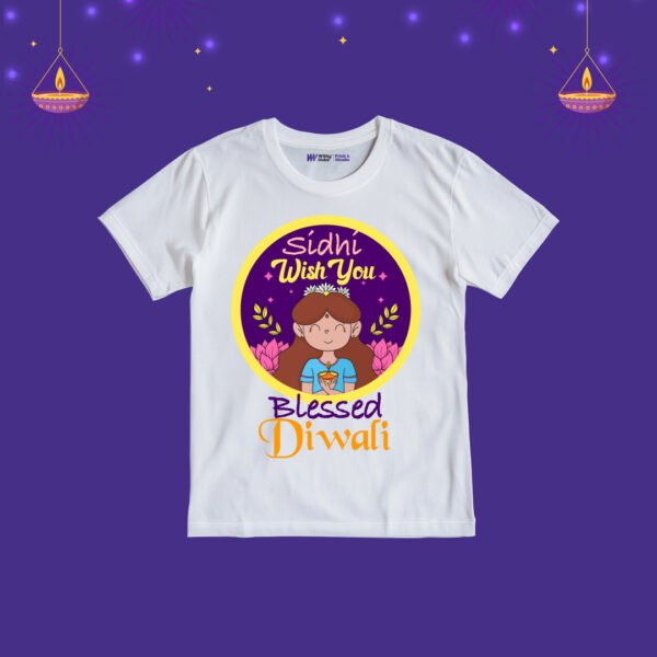 Wish You Blessed Diwali Customize T-Shirt