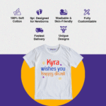 Wishes You Happy Diwali kyra Customize T-Shirt - Image 4