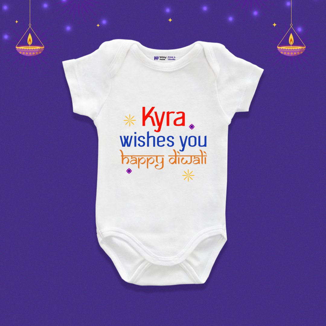 wishes you happy diwali Customize Onesie_Romper wishes you happy diwali Customize Onesie_Romper - Image 1